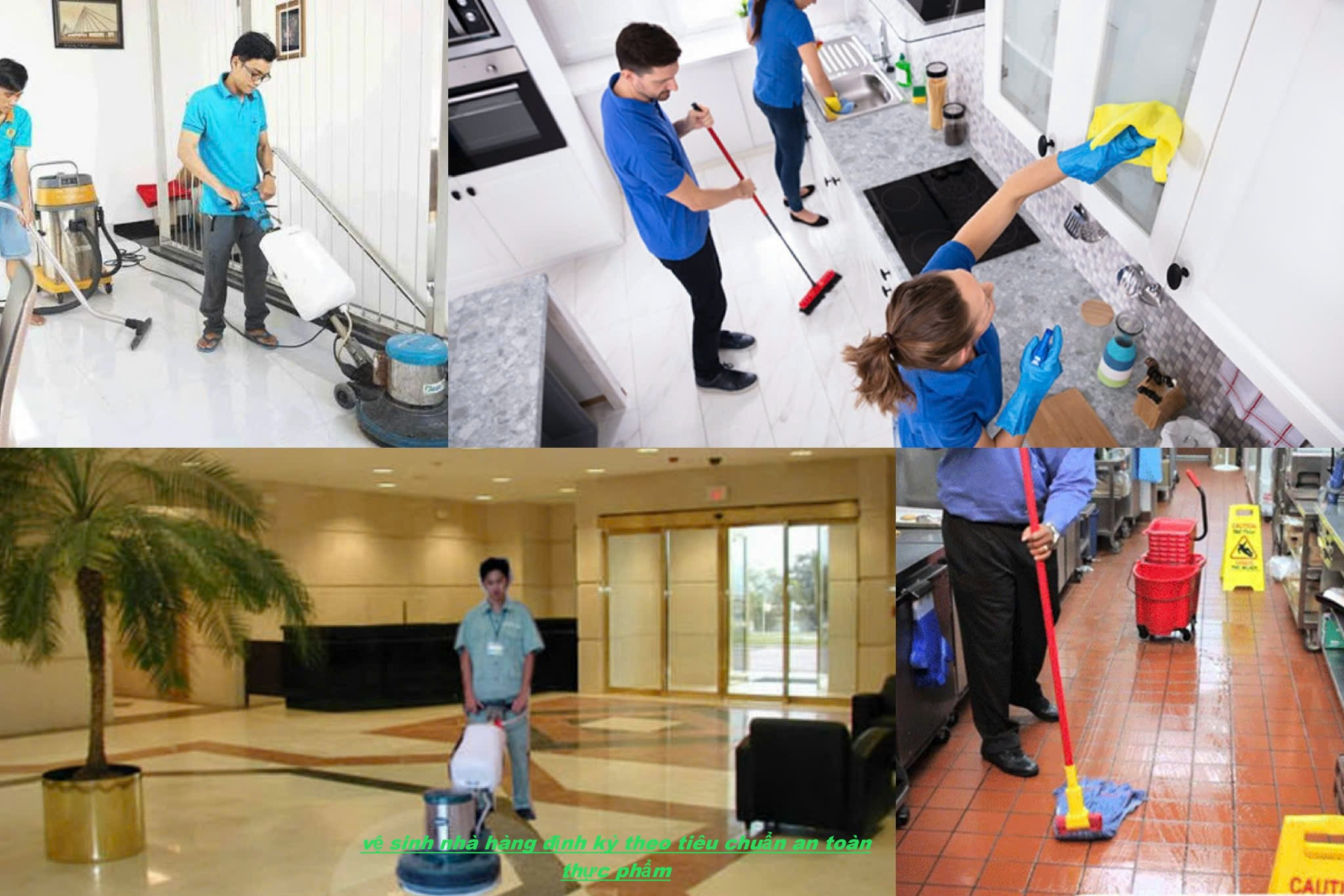 vệ sinh nhà hàng định kỳ theo tiêu chuẩn an toàn thực phẩm