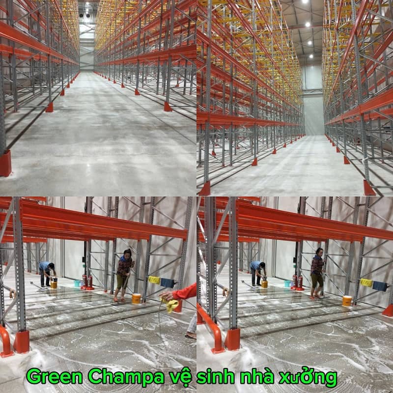 Dịch Vụ Chà Sàn Nhà Xưởng Tại Long Thành Đồng Nai – Sạch Bóng & Bền Đẹp