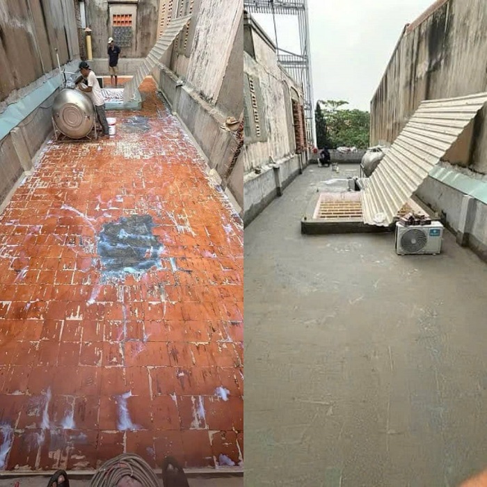 Thi Công Chống Thấm Mái Sân Thượng Tại Ninh Thuận: Giải Pháp Bền Bỉ 20 Năm