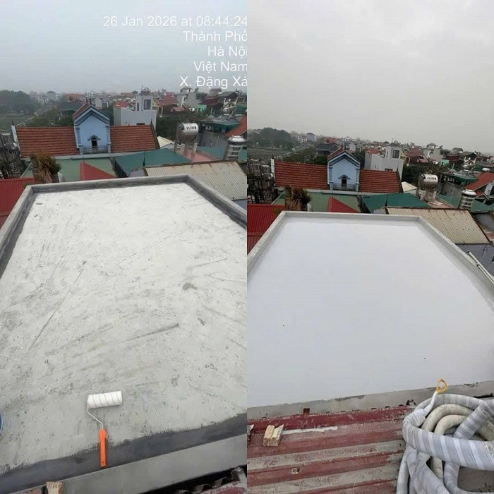 Thi Công Chống Thấm Mái Sân Thượng Tại Ninh Thuận: Giải Pháp Bền Bỉ 20 Năm