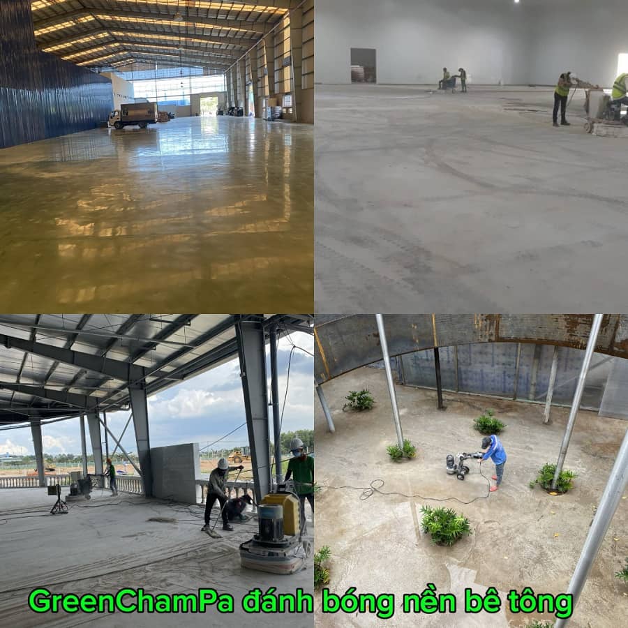 Đánh Bóng Phục Hồi Tăng Cứng Sàn Bê Tông HCM