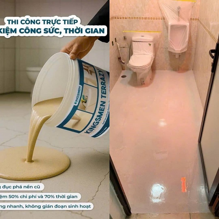 Dịch vụ sơn nước 2 Thi Công Sơn Sàn Kingsmen Terrazzy Tại HCM