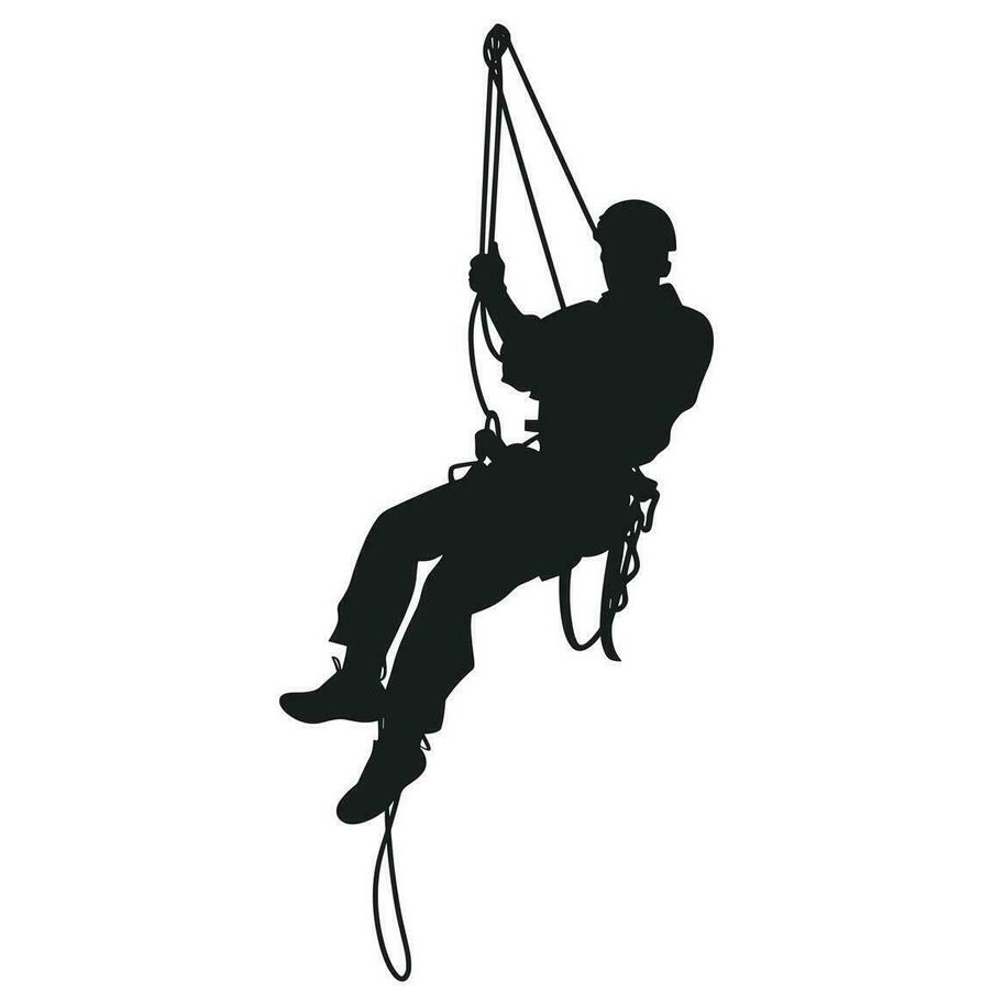 35807903 rapel silhueta isolado em uma branco fundo uma masculino rapel clipart vetor