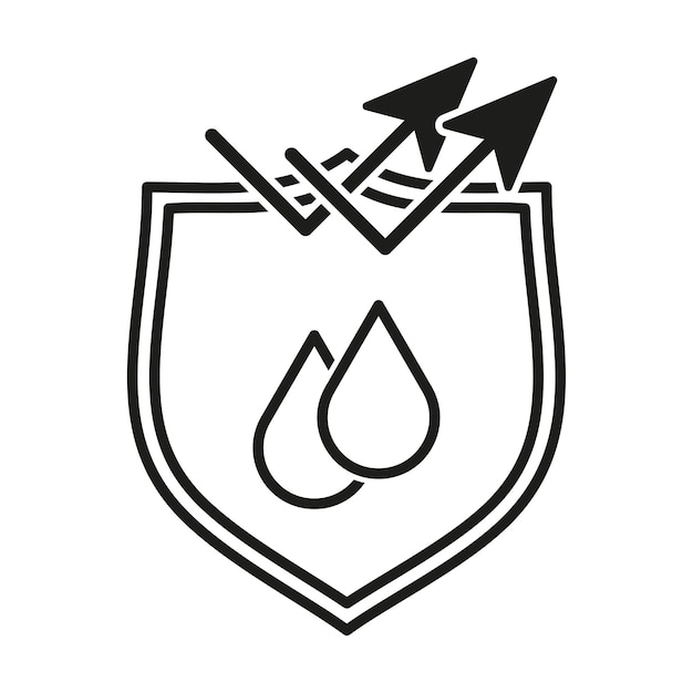 bieu tuong bao ve chong tham nuoc chong mua chong nuoc roi minh hoa vector eps 10 anh luu tru 756957 2651