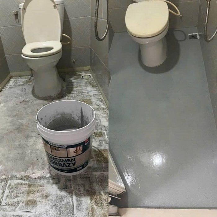 Thi Công Sơn Sàn Kingmen-Terrazy Chống Thấm Toilet Tại Bình Dương: Giải Pháp Đột Phá Không Cần Đục Gạch
