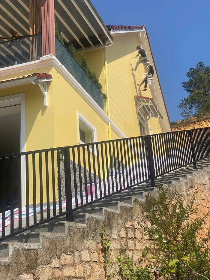 thi cong son chong tham green champa 1